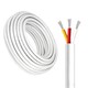 100m CCT-Kabel, weiß rund - 3x0,35mm², 12V-24V für LED-Streifen