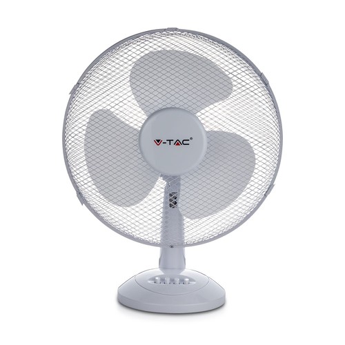 V-Tac 40W Tischventilator - Ø30cm, 3 Geschwindigkeiten, 3 Flügel