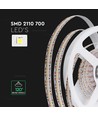 V-Tac 5m LED-Streifen 22W/m - 24V, IP20, 4000K, 700 LEDs/m