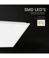V-Tac 60x60 LED Panel, 40W - 4000K, Backlit, weißer Rahmen