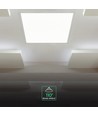 V-Tac 60x60 LED Panel, 40W - 4000K, Backlit, weißer Rahmen