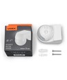 PIR Bewegungs- und Lichtsensor 800W - IP44, weiß