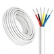 100m RGB+CCT Kabel, weiß rund - 6x0,35mm², 12V-24V für LED-Streifen