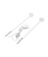 2er Set Flexible Pflanzenleuchte mit Erdspieß - 12W, Timer, 40cm