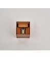6W Dimmbare CUBIC PRO Wandleuchte - IP65, Corten, durchschleifbar, verstellbar, Up/Down, Innen/Außen, inkl. Leuchtmittel