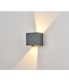 6W Dimmbare CUBIC PRO Wandleuchte - IP65, Anthrazit, verstellbar, Up/Down, Innen/Außen, inkl. Leuchtmittel