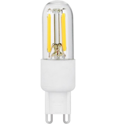 G9 3W dimmbare LED-Lampe - 6,6cm, 270lm, Filament, Klarglas, 2700K