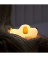 MOCHI Welpen-Nachtlicht aus weichem Silikon - aufladbar, warm-/neutralweiß