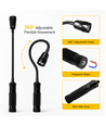 Magnetische/flexible LED-Taschenlampe - Wiederaufladbar