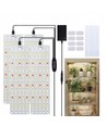 4er-Set Pflanzenlicht 35W - Inkl. Timer, Vollspektrum, lüfterlos, dimmbar, IP20