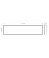 120x30 Tageslichtsteuerung Panel, 36W - 125lm/W, UGR19, flicker free