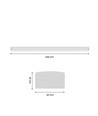 60cm LED-Deckenleuchte, 15W - 100lm/W, CCT, weiß, IP20