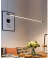 86cm dimmbare Esstischlampe - Schwarz, 11W LED, inkl. Seilaufhängung