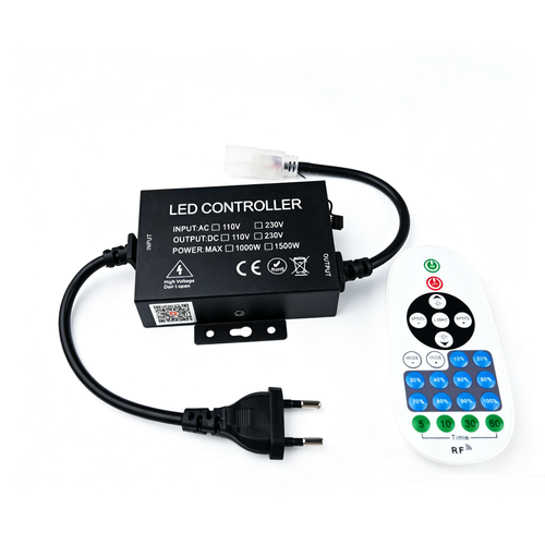 230V Outdoor WiFi Smart Home Dimmer - Inkl. Endkappe, für 230V (Slim COB), IP54, Memory-Funktion, max. 50 m