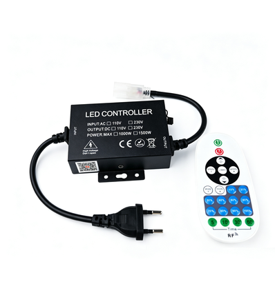 230V Outdoor WiFi Smart Home Dimmer - Inkl. Endkappe, für 230V (Slim COB), IP54, Memory-Funktion, max. 50 m