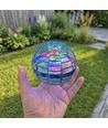 Hover Orb fliegender Ball mit RGB-Licht - Ø9,5 cm, blau, perfekt für Kinder und Junggebliebene