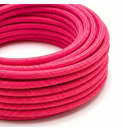 5m Textilkabel 2x0,75 mm² - 230V, rosenrot