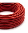 5m Stoffleitung 2x0,75 mm², Textil - 230V, Rot
