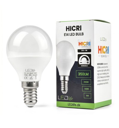 E14 5W dimmbar HiCri Lampe - RA98