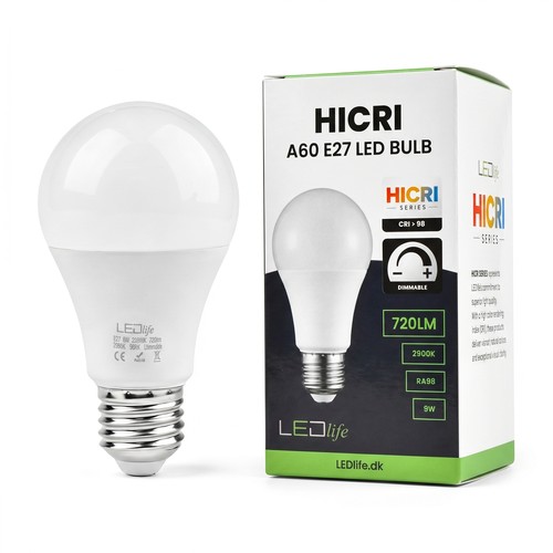 E27 9W dimmbar HiCri Lampe - RA98