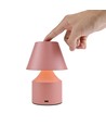 Wiederaufladbare LED-Tischleuchte - Rosa, Touch-dimmbar, 3-in-1, IP20