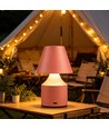 Wiederaufladbare LED-Tischleuchte - Rosa, Touch-dimmbar, 3-in-1, IP20