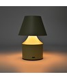 Wiederaufladbare LED Tischlampe - Grün, Touch dimmbar, 3in1, IP20