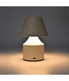 Wiederaufladbare LED-Tischleuchte - Creme, Touch-dimmbar, 3-in-1, IP20