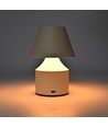 Wiederaufladbare LED-Tischleuchte - Creme, Touch-dimmbar, 3-in-1, IP20