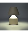 Wiederaufladbare LED-Tischleuchte - Creme, Touch-dimmbar, 3-in-1, IP20