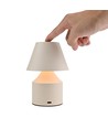 Wiederaufladbare LED-Tischleuchte - Creme, Touch-dimmbar, 3-in-1, IP20