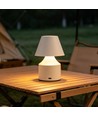 Wiederaufladbare LED-Tischleuchte - Creme, Touch-dimmbar, 3-in-1, IP20