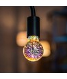 E27 3W LED-Lampe - A60, 3D-Sterneffekt