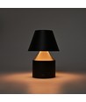 Wiederaufladbare LED-Tischleuchte - Schwarz, Touch-dimmbar, 3in1, IP20