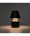 Wiederaufladbare LED-Tischleuchte - Schwarz, Touch-dimmbar, 3in1, IP20