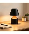 Wiederaufladbare LED-Tischleuchte - Schwarz, Touch-dimmbar, 3in1, IP20