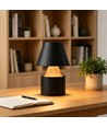 Wiederaufladbare LED-Tischleuchte - Schwarz, Touch-dimmbar, 3in1, IP20