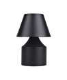 Wiederaufladbare LED-Tischleuchte - Schwarz, Touch-dimmbar, 3in1, IP20