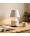 Wiederaufladbare LED Tischlampe - Weiß, Touch dimmbar, 3in1, IP20 Innen