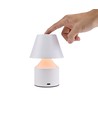 Wiederaufladbare LED Tischlampe - Weiß, Touch dimmbar, 3in1, IP20 Innen
