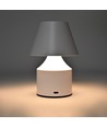 Wiederaufladbare LED Tischlampe - Weiß, Touch dimmbar, 3in1, IP20 Innen
