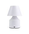 Wiederaufladbare LED Tischlampe - Weiß, Touch dimmbar, 3in1, IP20 Innen