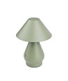 Wiederaufladbare LED-Tischleuchte - Grün, Ø16cm, 21,5cm hoch, Touch-dimmbar, 3in1, IP20