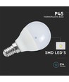 E14 6,5W LED Tropfenlampe - P45, 6500K, Kaltweiß, Kunststoff