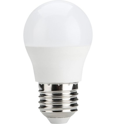 E27 5W dimmbare LED Tropfenlampe - G45, 470lm, Opalglas, 2700K
