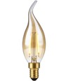 E14 2W dimmbare LED-Windstoßkerze - C35, Filament, 2200K, Goldglas