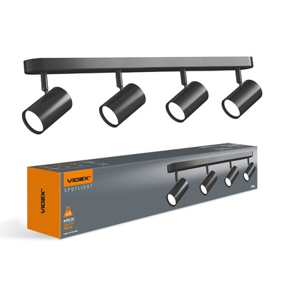 GU10 Decken- & Wandleuchte für 4 Leuchtmittel - Weiß, ohne Lichtquelle