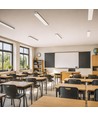 120cm 28W Limea Comfort LED-Leuchte - 3CCT, UGR19, IP20, weiß, 1200x170x60mm