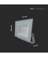20W LED-Fluter - IP65, weißes Gehäuse, 6500K, Außenbereich