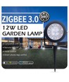 Outlet: Zigbee Pro LED Gartenstrahler 25W RGB+CCT, 2100LM, IP65, 230V - Schwarz